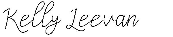 Kelly Leevan字体