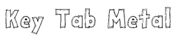 Key Tab Metal字体
