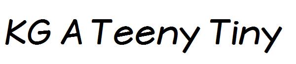 KG A Teeny Tiny字体