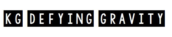 KG Defying Gravity字体