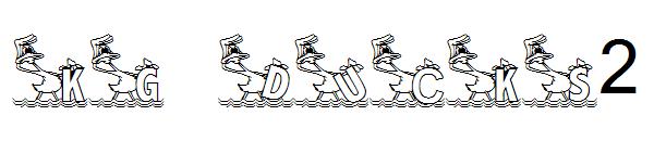 KG DUCKS2字体