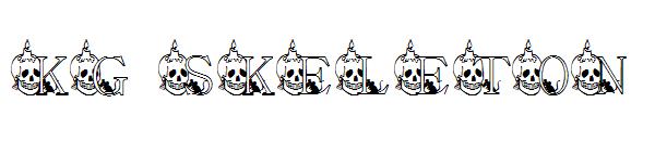 KG SKELETON字体