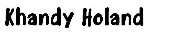 Khandy Holand字体