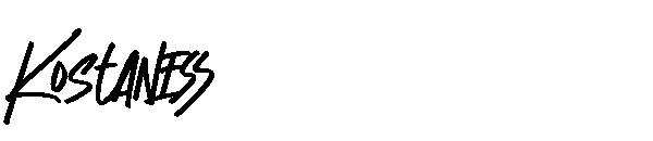 Kostaness字体
