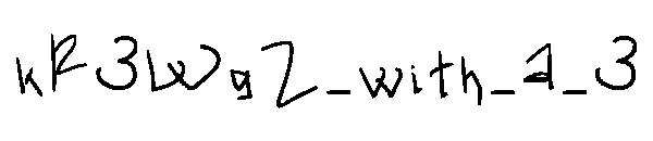 kR3WgZ_with_a_3字体