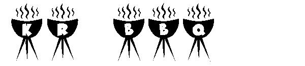 KR BBQ字体