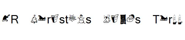 KR Christmas Dings Three字体