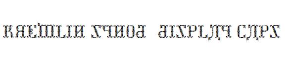 Kremlin Synod (Display Caps)字体