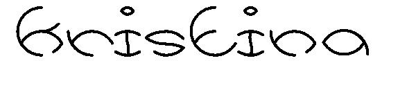 kristina字体