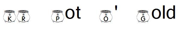 KR Pot O' Gold字体