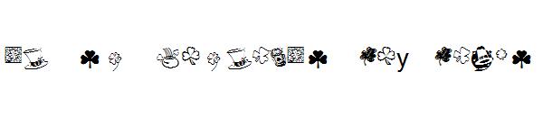 KR St Patricks Day Dings字体