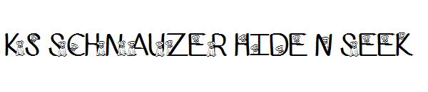 Ks Schnauzer Hide N Seek字体