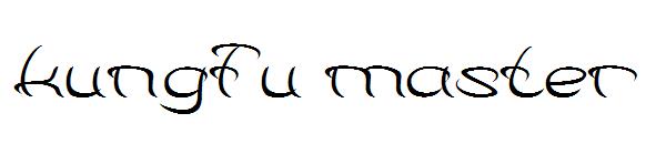 kungfu master字体