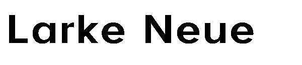 Larke Neue字体