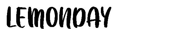 LEMONDAY字体