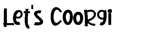 Let's Coorgi字体