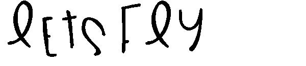 LetsFly字体