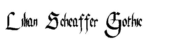 Lilian Scheaffer Gothic字体