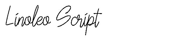 Linoleo Script字体