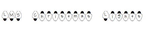 LMS Christmas Lights字体