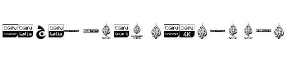 logos bein aljazeera字体