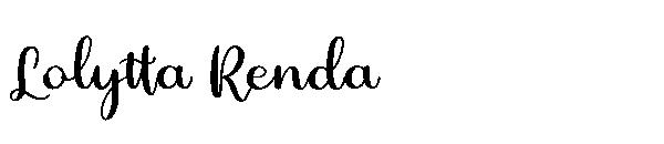 Lolytta Renda字体