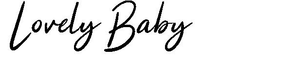 Lovely Baby字体