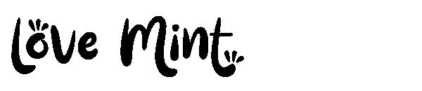 Love Mint字体