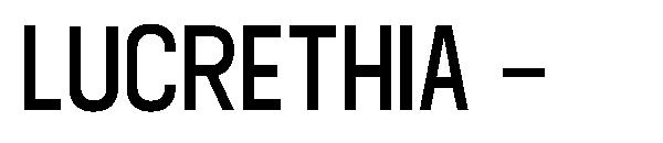 LUCRETHIA -字体
