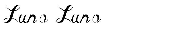 Luna Luna字体