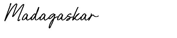 Madagaskar字体