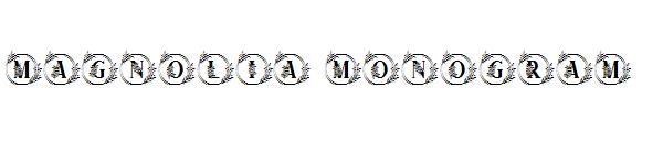 MAGNOLIA MONOGRAM字体