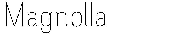 Magnolla字体