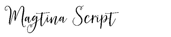 Magtina Script字体