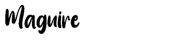 Maguire字体