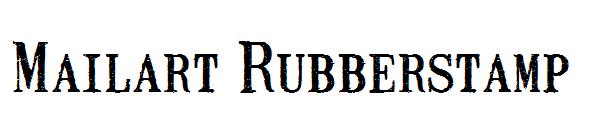 Mailart Rubberstamp字体