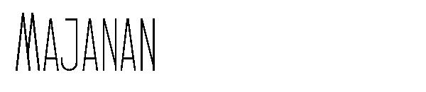 Majanan字体