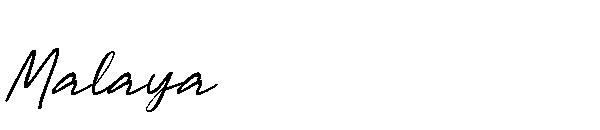 Malaya 字体