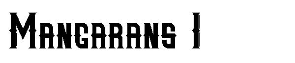 Mangarans I字体