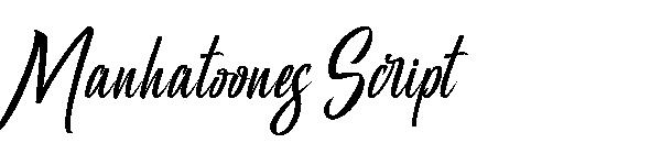 Manhatoones Script字体