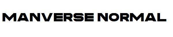 Manverse Normal字体