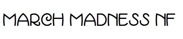 March Madness NF字体