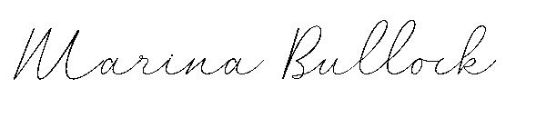 Marina Bullock字体