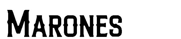 Marones字体
