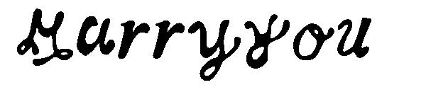 MarryYou字体