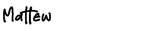 Mattew字体