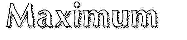 Maximum字体