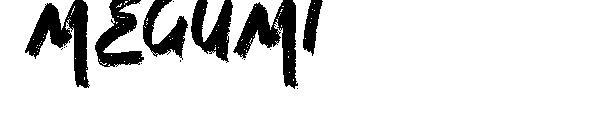 MEGUMI字体