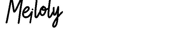 Meiloly字体
