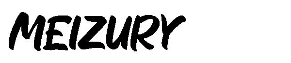 MEIZURY字体